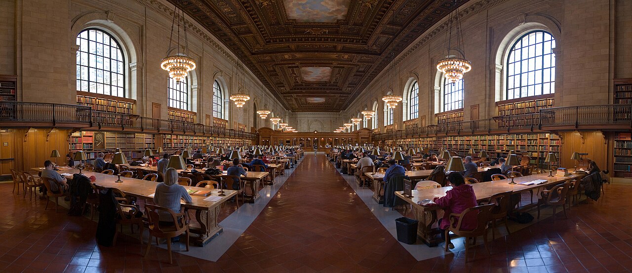 A library reading room
