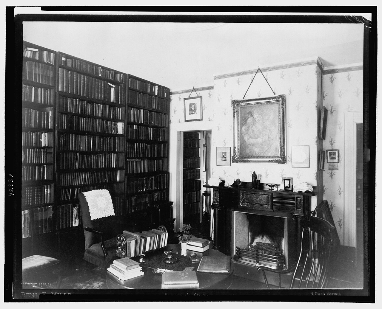 A study desk with books and notes