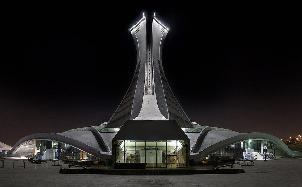 An Olympic stadium
