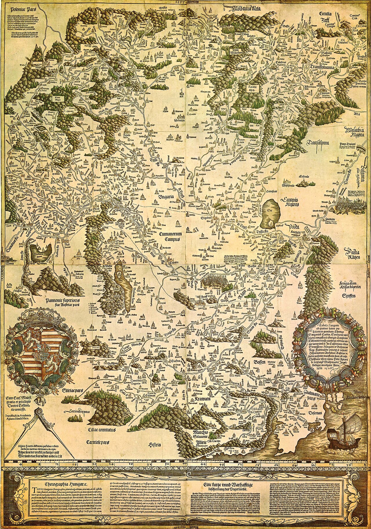 A world map on a screen
