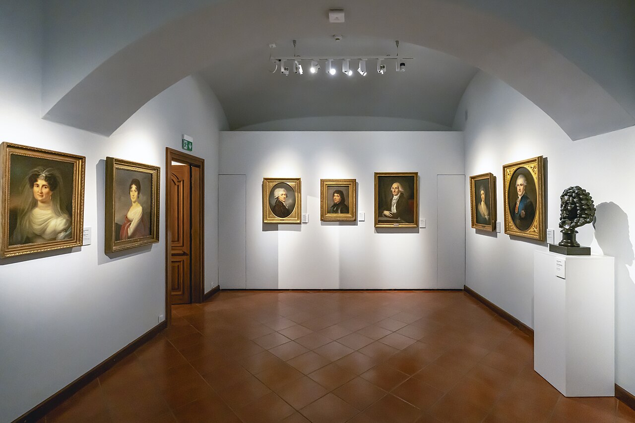 Painting gallery in a large museum