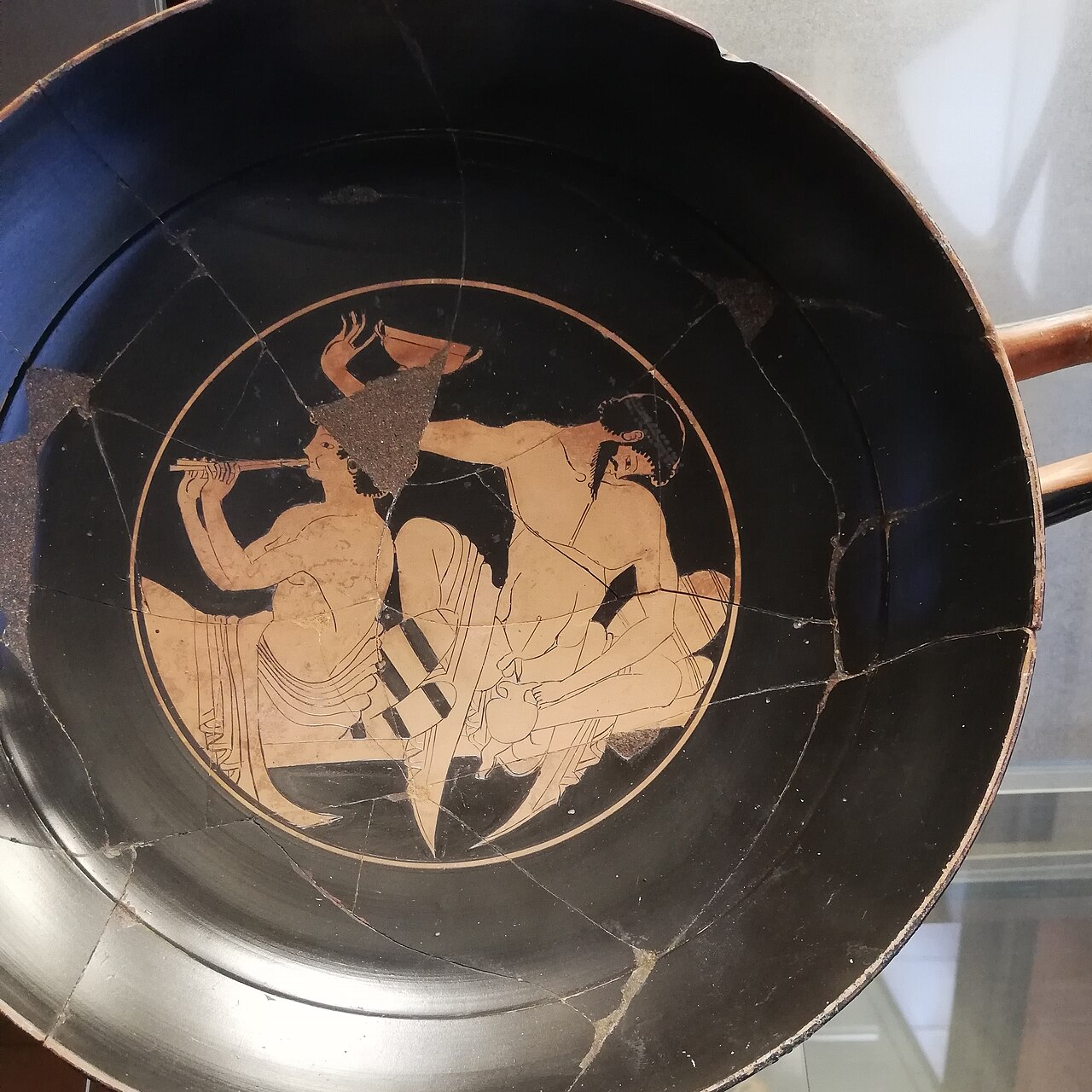 An ancient Greek pottery artifact