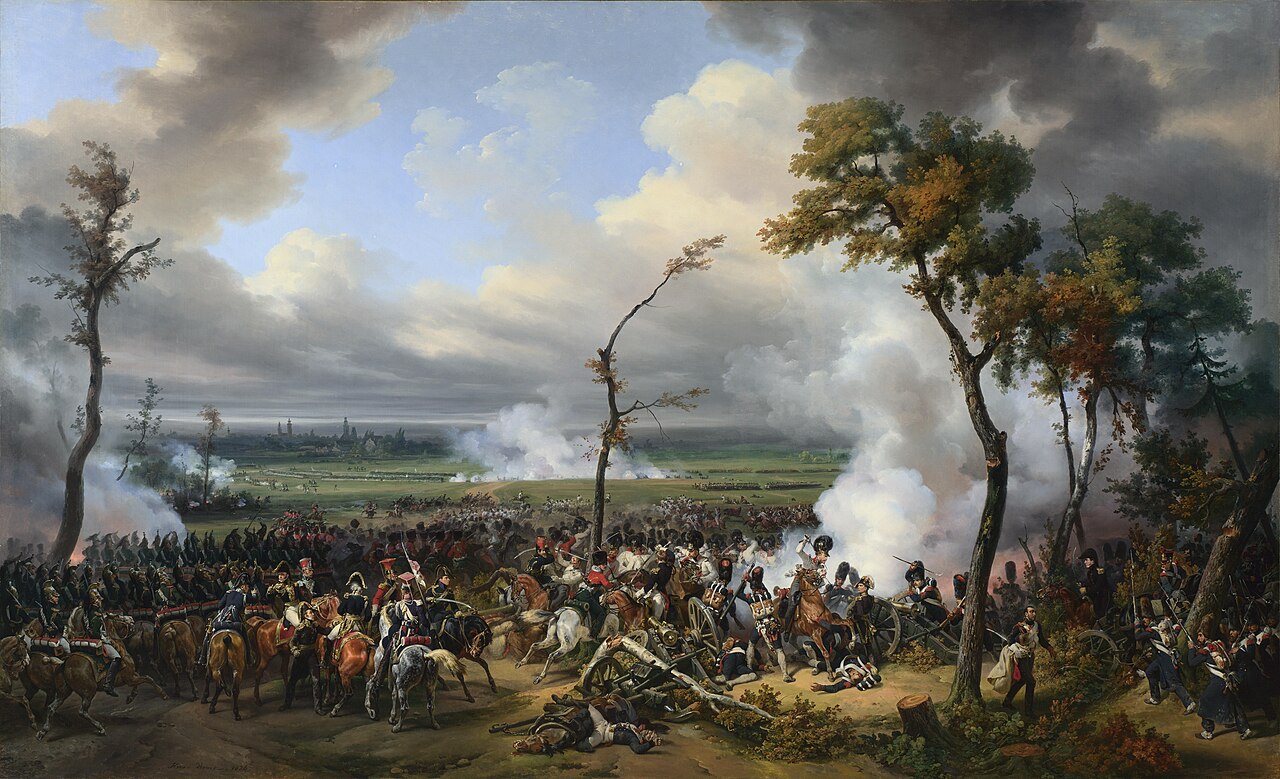 Painting of a Napoleonic battle