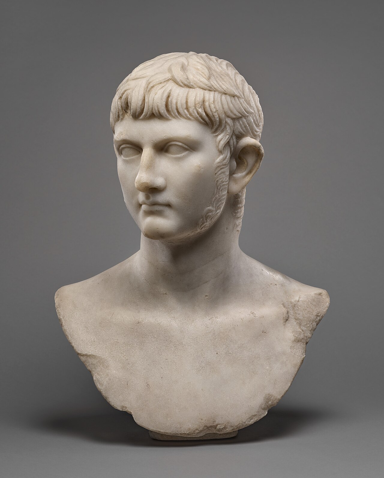 An ancient marble bust