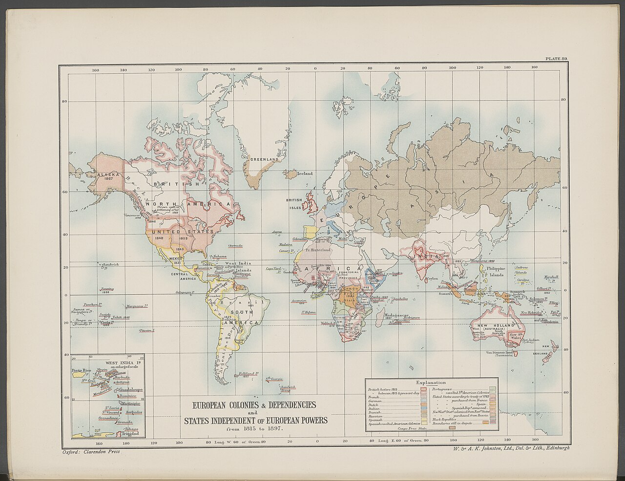 An old world map