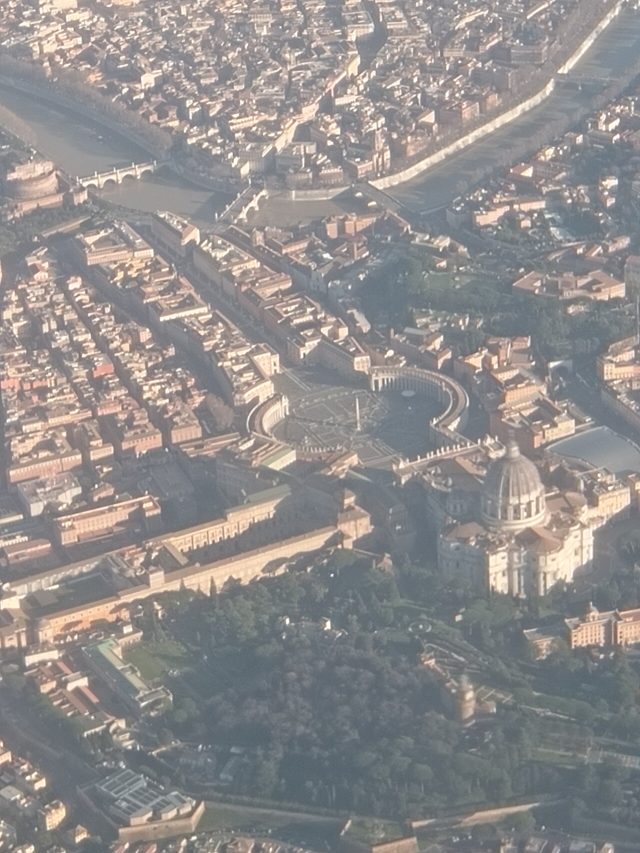 Vatican City seen from above