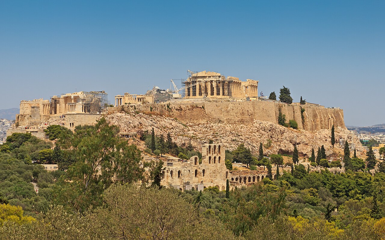 The Parthenon on the Acropolis of Athens
