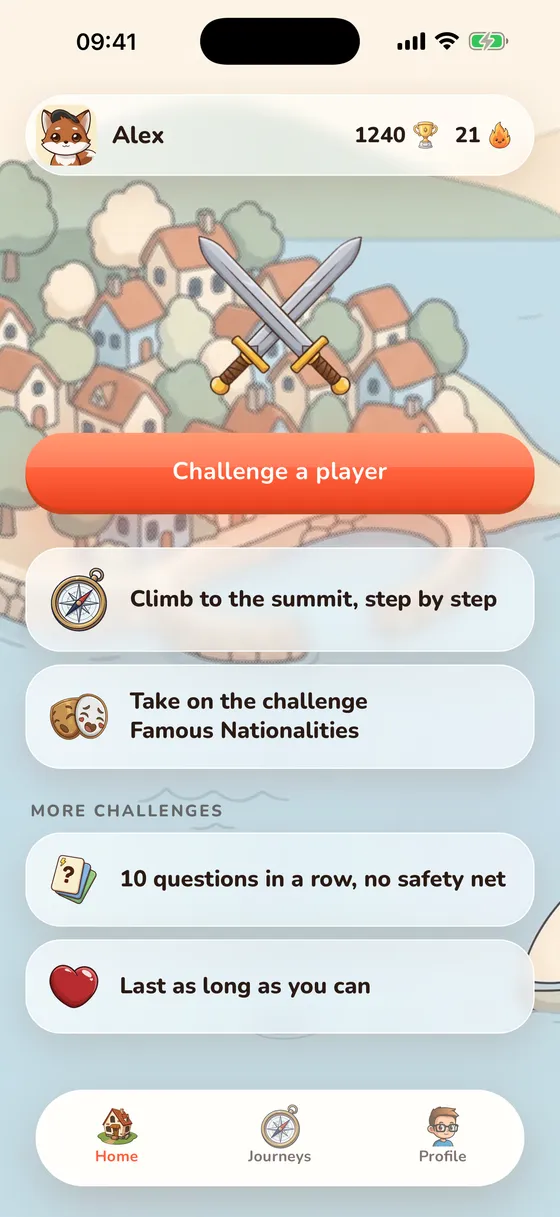 SAPIRO app home
